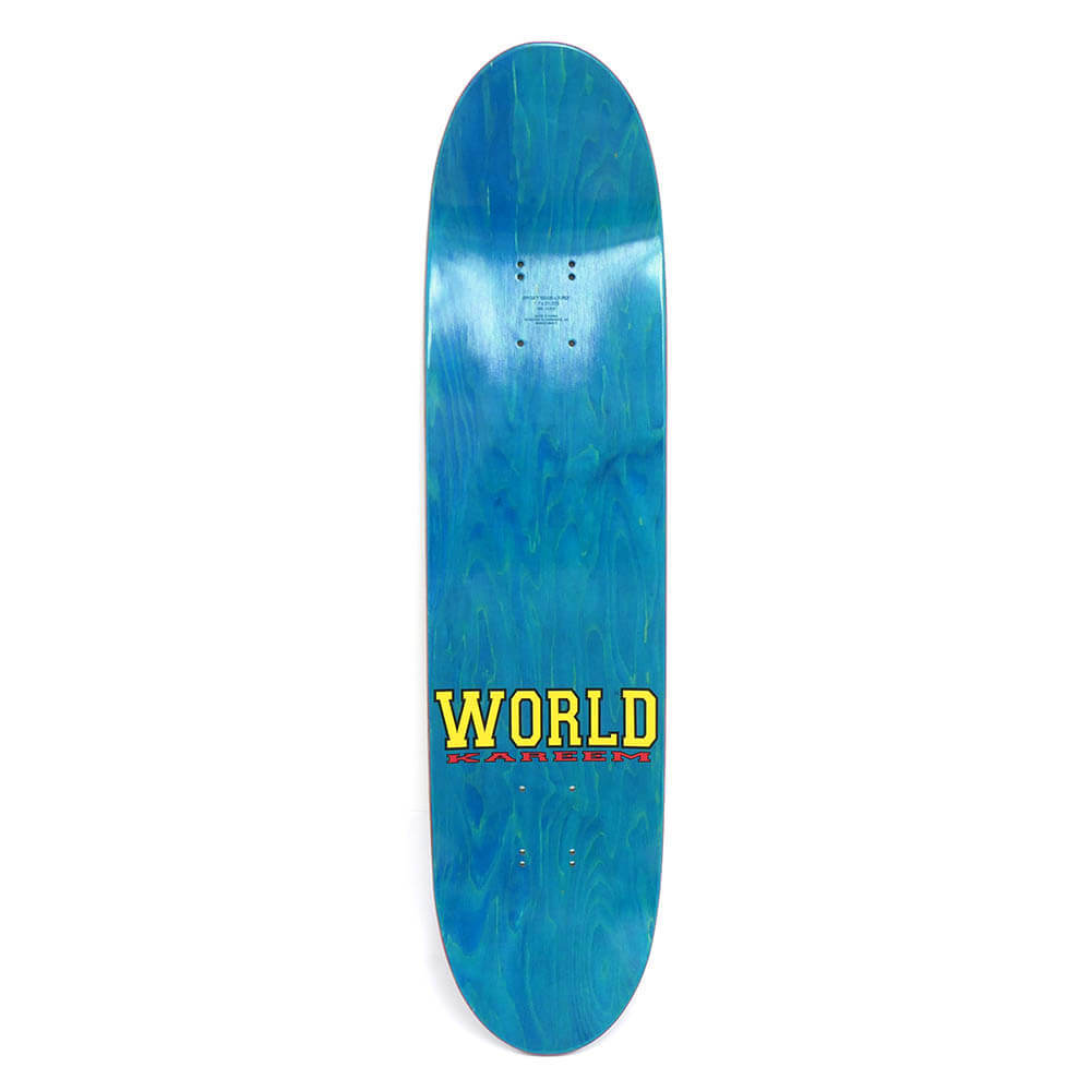 WORLD INDUSTRIES DECK ワールドインダストリーズ デッキ KAREEM CAMPBELL FUDGESICLE 7.7 ORIGINAL OLD SCHOOL SHAPE SLICK EPOXY 7 スケートボード スケボー 3