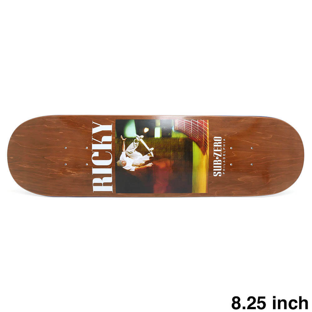 SUB ZERO DECK サブゼロ デッキ RICKY OYOLA TRIBUTE RED/BROWN 8.25 EPOXY 7 スケートボード スケボー　1
