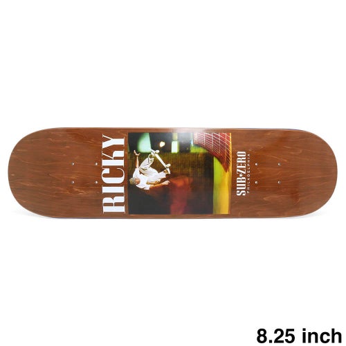 SUB ZERO DECK サブゼロ デッキ RICKY OYOLA TRIBUTE RED/BROWN 8.25 EPOXY 7 スケートボード スケボー　1