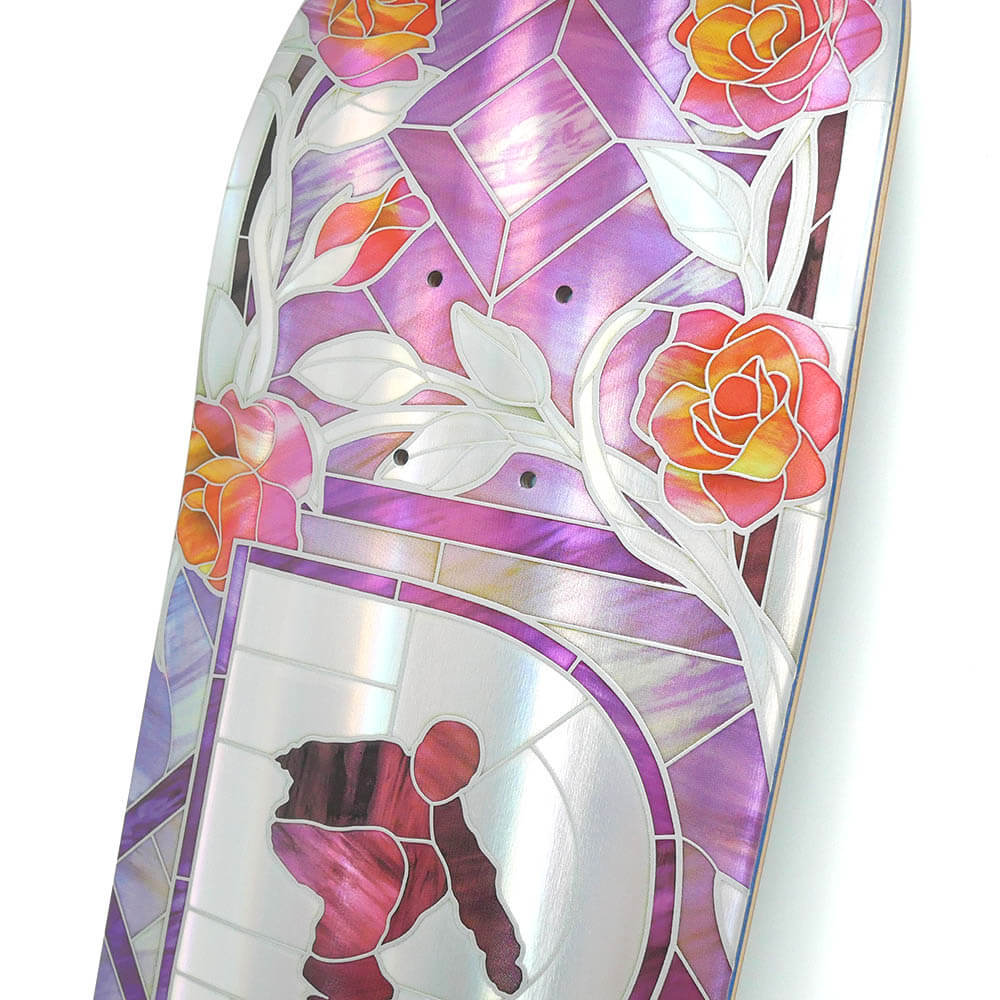 REAL DECK リアル デッキ KEITH HUFNAGEL（HUF）HOLOGRAPHIC CATHEDRAL 8.06 スケートボード スケボー 3
