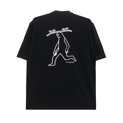 ADIDAS SKATEBOARDING T-SHIRT アディダススケートボーディング Tシャツ MARK GONZALES SPOT BLACK スケートボード スケボー 
