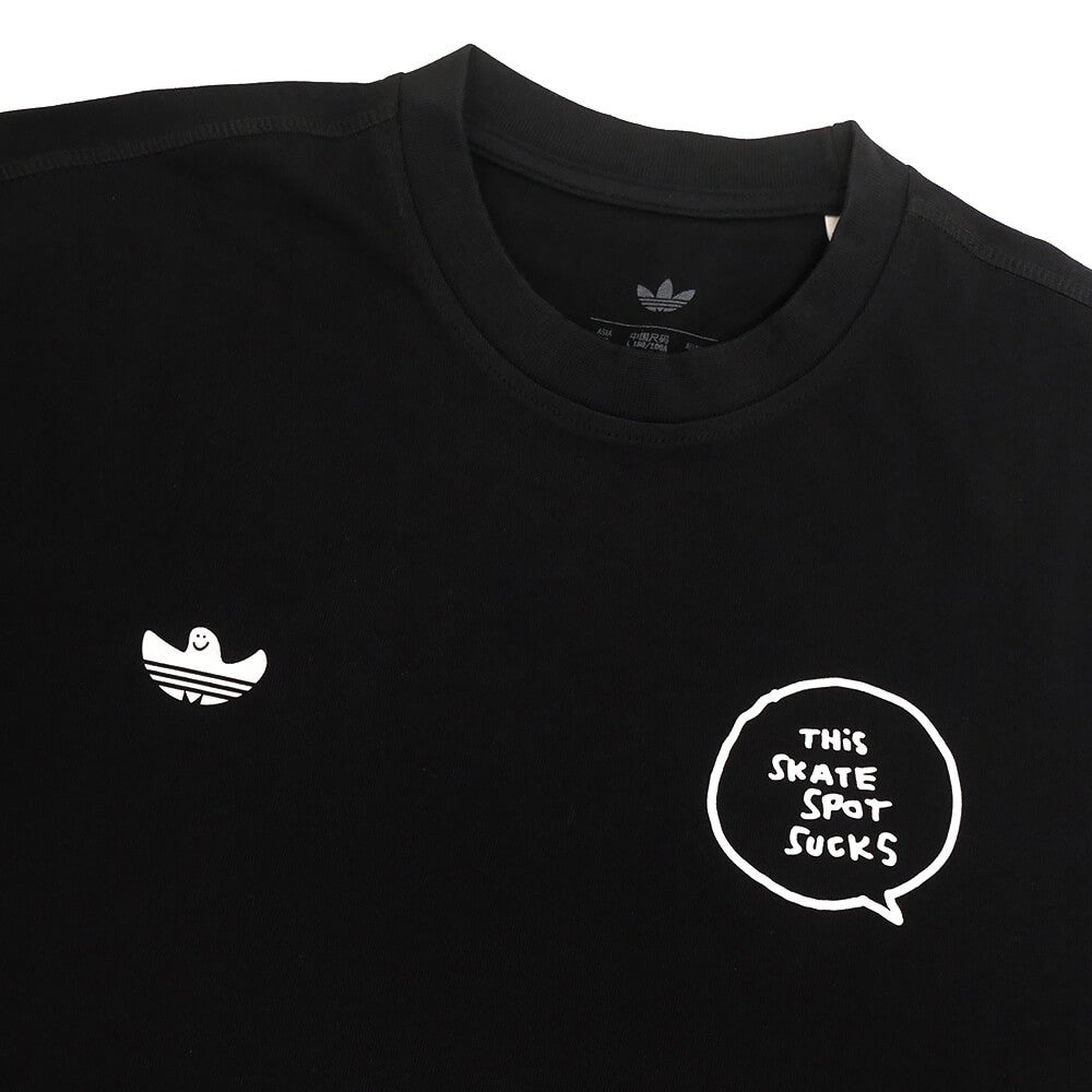 ADIDAS SKATEBOARDING T-SHIRT アディダススケートボーディング Tシャツ MARK GONZALES SPOT BLACK スケートボード スケボー 2
