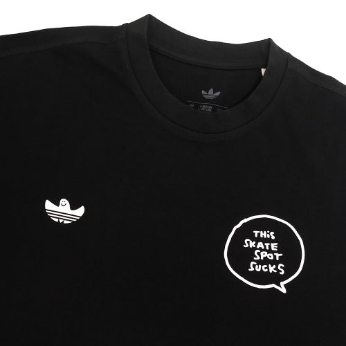 ADIDAS SKATEBOARDING T-SHIRT アディダススケートボーディング Tシャツ MARK GONZALES SPOT BLACK スケートボード スケボー 2