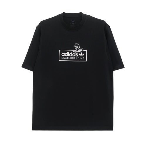 ADIDAS SKATEBOARDING T-SHIRT アディダススケートボーディング Tシャツ MARK GONZALES LOGO BLACK スケートボード スケボー 