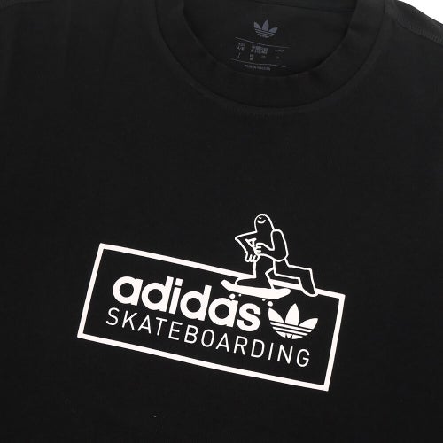 ADIDAS SKATEBOARDING T-SHIRT アディダススケートボーディング Tシャツ MARK GONZALES LOGO BLACK スケートボード スケボー 1