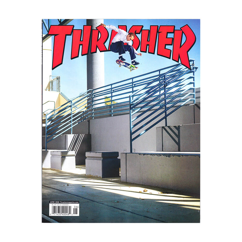 THRASHER MAGAZINE スラッシャー 雑誌 2026年6月号 スケートボード スケボー