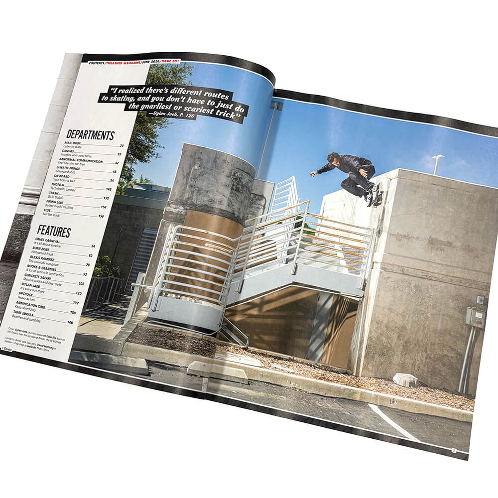 THRASHER MAGAZINE スラッシャー 雑誌 2026年6月号 スケートボード スケボー 01