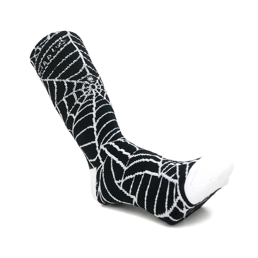HARD LUCK SOCKS ハードラック ソックス 靴下 WEB BLACK スケートボード スケボー 