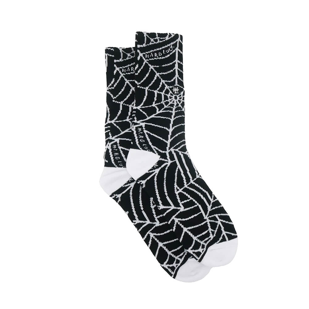 HARD LUCK SOCKS ハードラック ソックス 靴下 WEB BLACK スケートボード スケボー 3