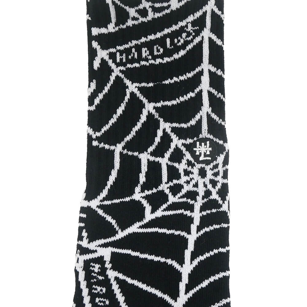 HARD LUCK SOCKS ハードラック ソックス 靴下 WEB BLACK スケートボード スケボー 4