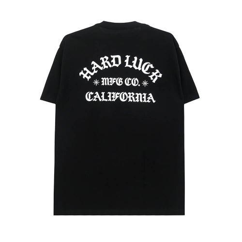 HARD LUCK T-SHIRT ハードラック Tシャツ CALIFAS BLACK スケートボード スケボー 