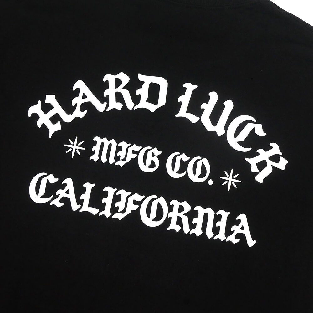 HARD LUCK T-SHIRT ハードラック Tシャツ CALIFAS BLACK スケートボード スケボー 3