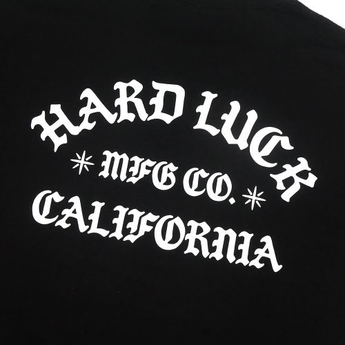 HARD LUCK T-SHIRT ハードラック Tシャツ CALIFAS BLACK スケートボード スケボー 3