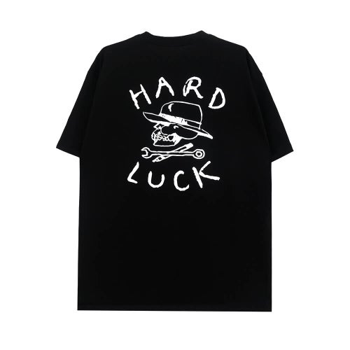 HARD LUCK T-SHIRT ハードラック Tシャツ OG LOGO BLACK スケートボード スケボー 