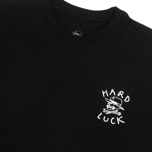 HARD LUCK T-SHIRT ハードラック Tシャツ OG LOGO BLACK スケートボード スケボー 2