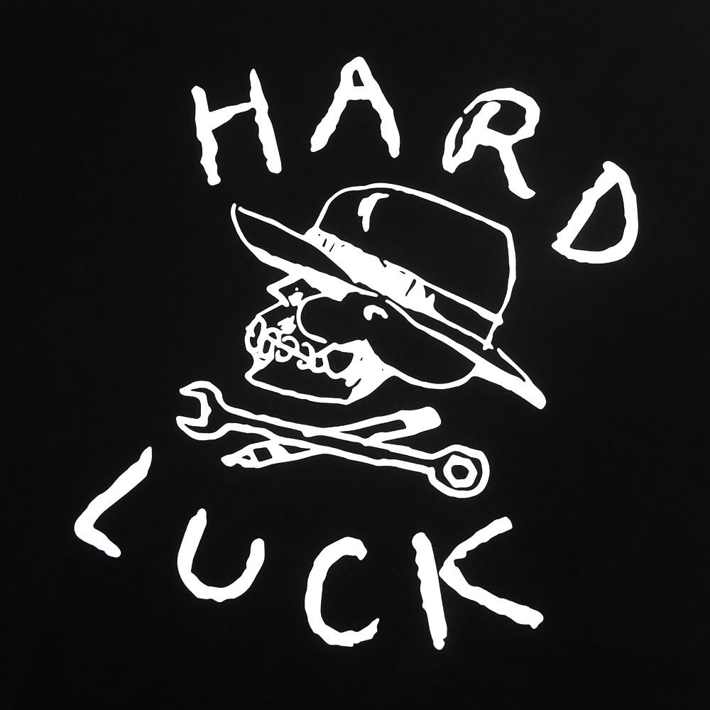 HARD LUCK T-SHIRT ハードラック Tシャツ OG LOGO BLACK スケートボード スケボー 3