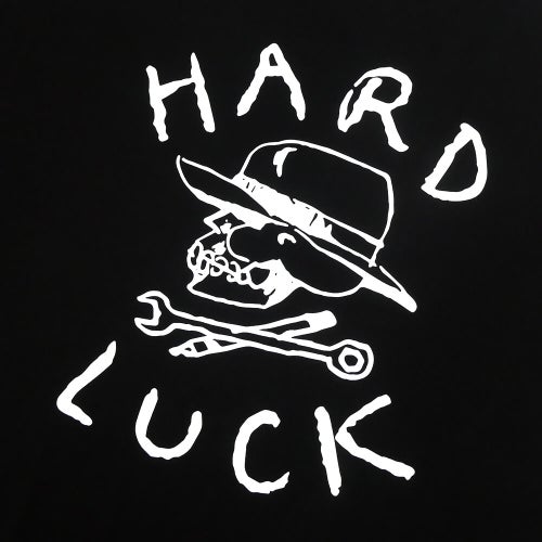 HARD LUCK T-SHIRT ハードラック Tシャツ OG LOGO BLACK スケートボード スケボー 3