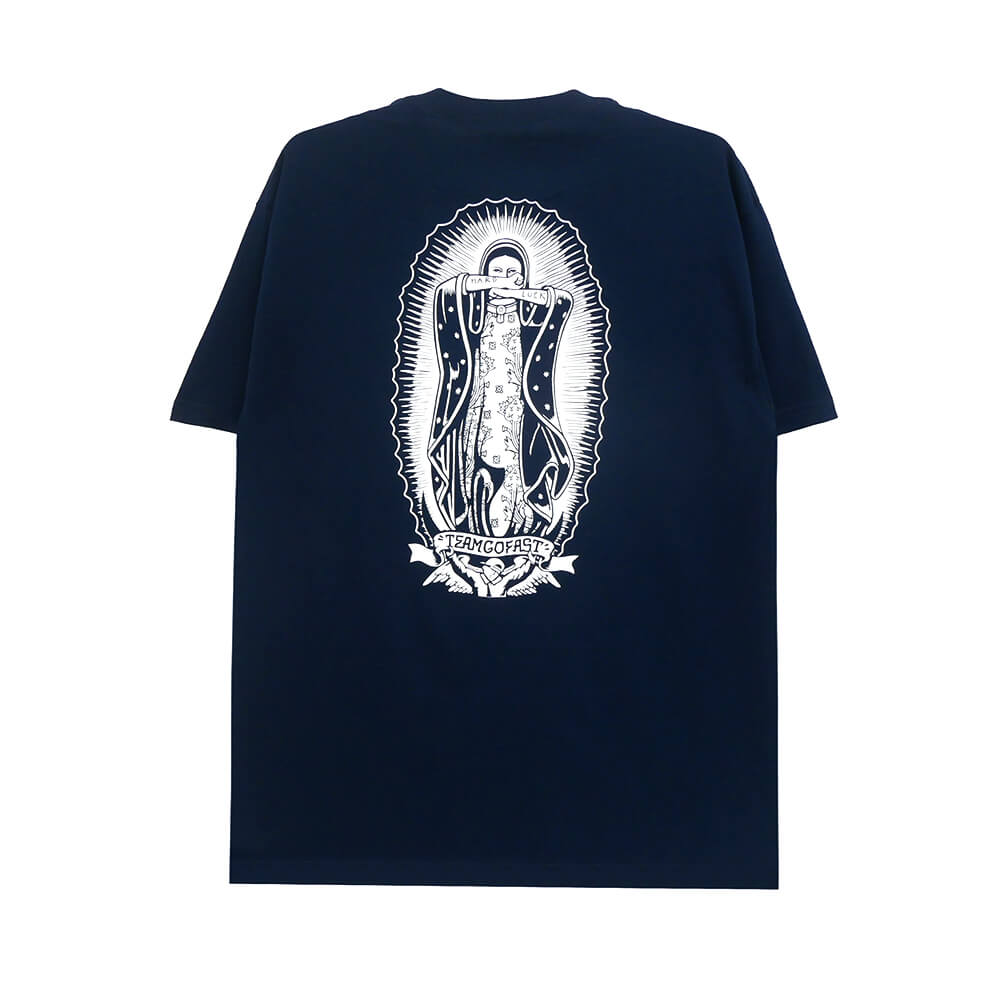 HARD LUCK T-SHIRT ハードラック Tシャツ LADY G MONO NAVY スケートボード スケボー 