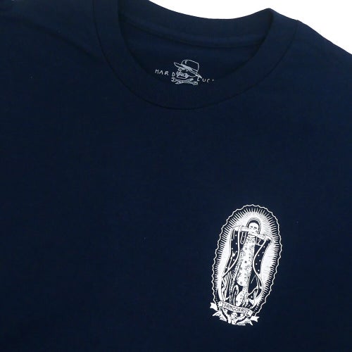 HARD LUCK T-SHIRT ハードラック Tシャツ LADY G MONO NAVY スケートボード スケボー 2