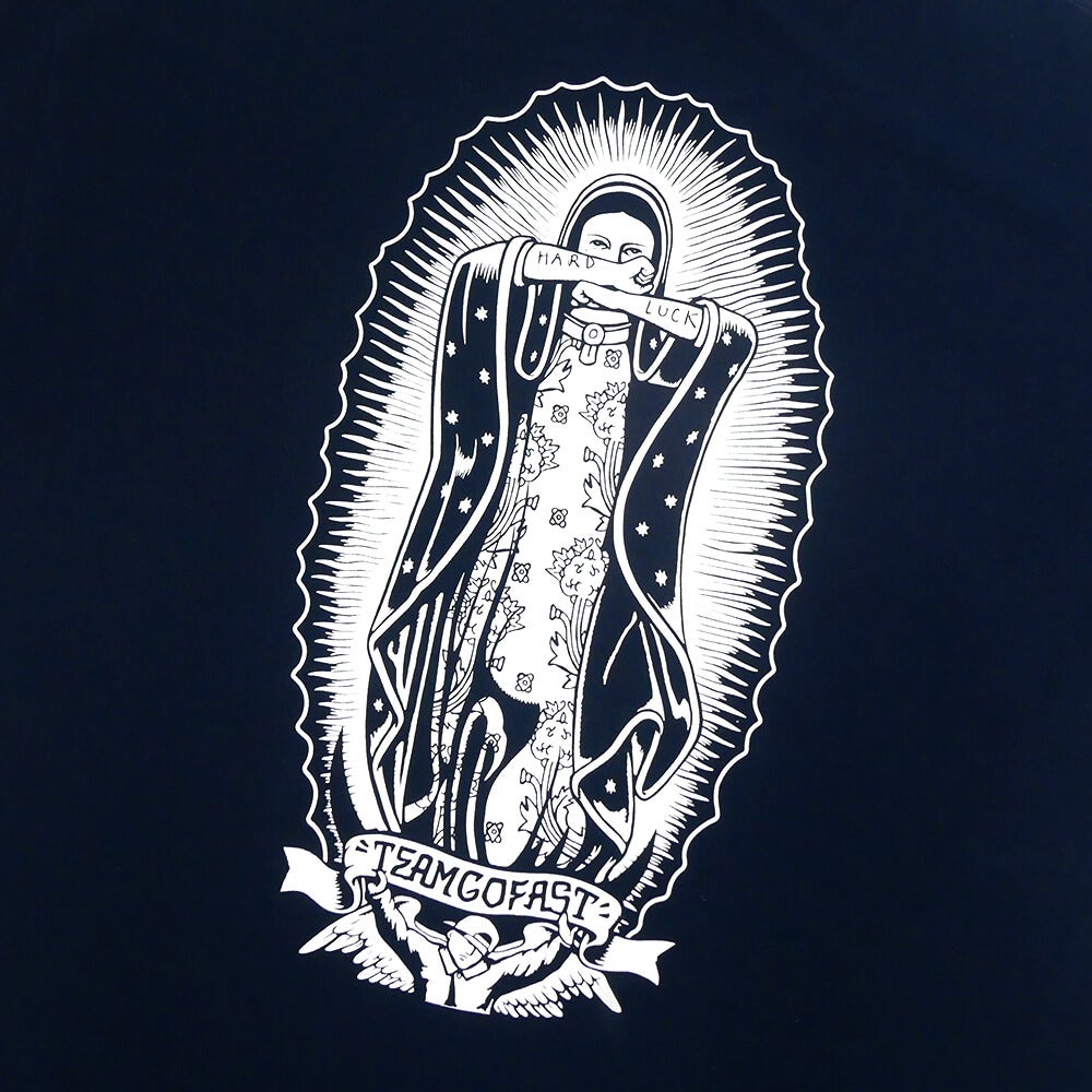 HARD LUCK T-SHIRT ハードラック Tシャツ LADY G MONO NAVY スケートボード スケボー 3
