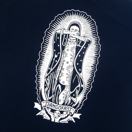 HARD LUCK T-SHIRT ハードラック Tシャツ LADY G MONO NAVY スケートボード スケボー 3