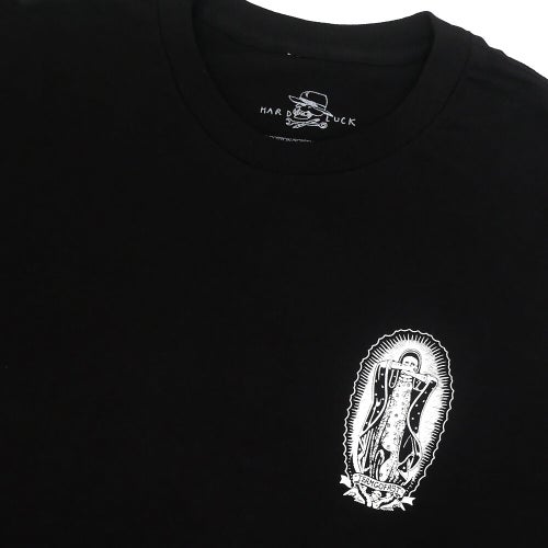 HARD LUCK T-SHIRT ハードラック Tシャツ LADY G MONO BLACK スケートボード スケボー 2
