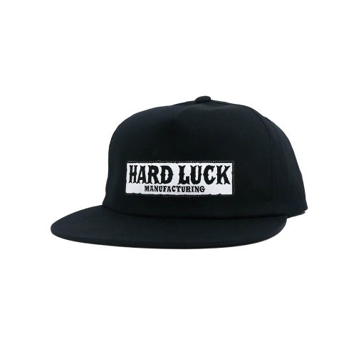 HARD LUCK CAP ハードラック キャップ LA GUERA PATCH SNAPBACK BLACK スケートボード スケボー 