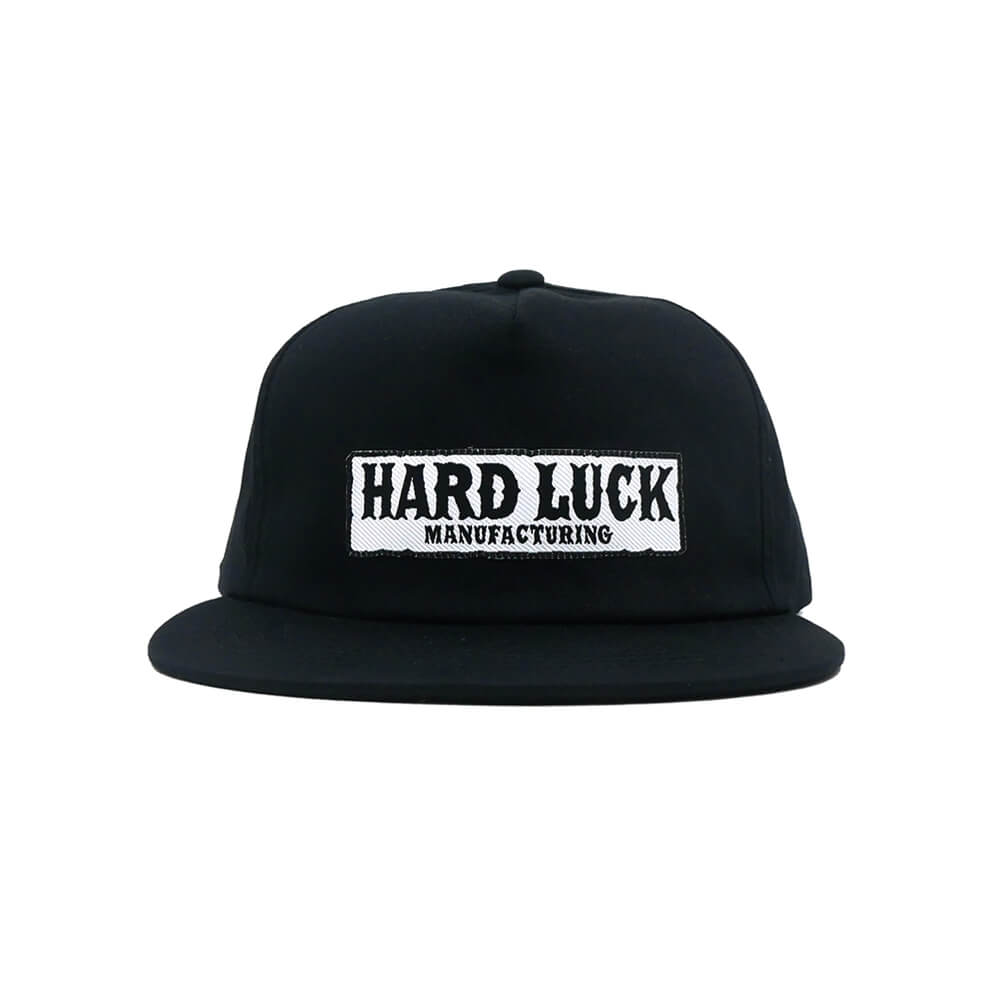 HARD LUCK CAP ハードラック キャップ LA GUERA PATCH SNAPBACK BLACK スケートボード スケボー 1