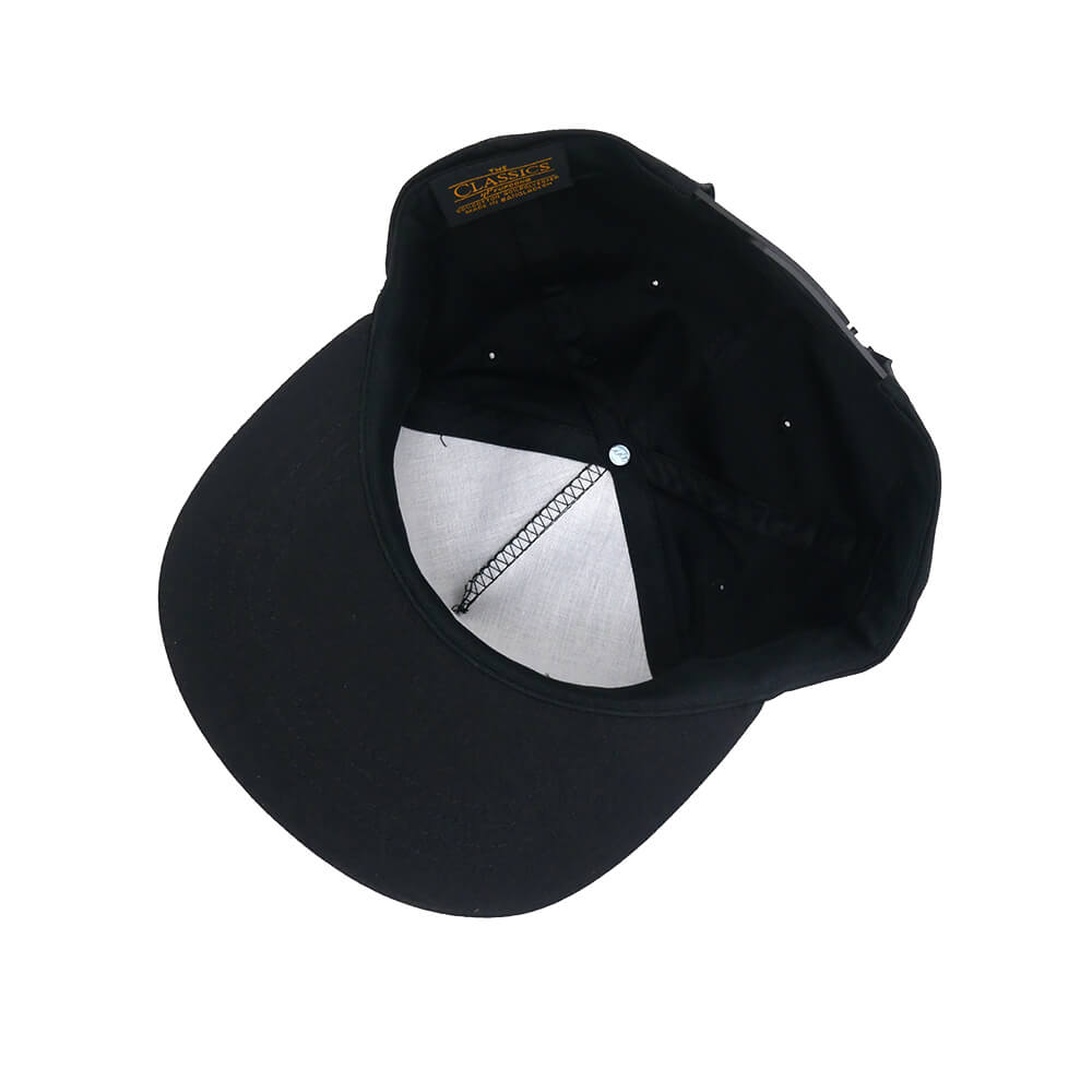 HARD LUCK CAP ハードラック キャップ LA GUERA PATCH SNAPBACK BLACK スケートボード スケボー 3