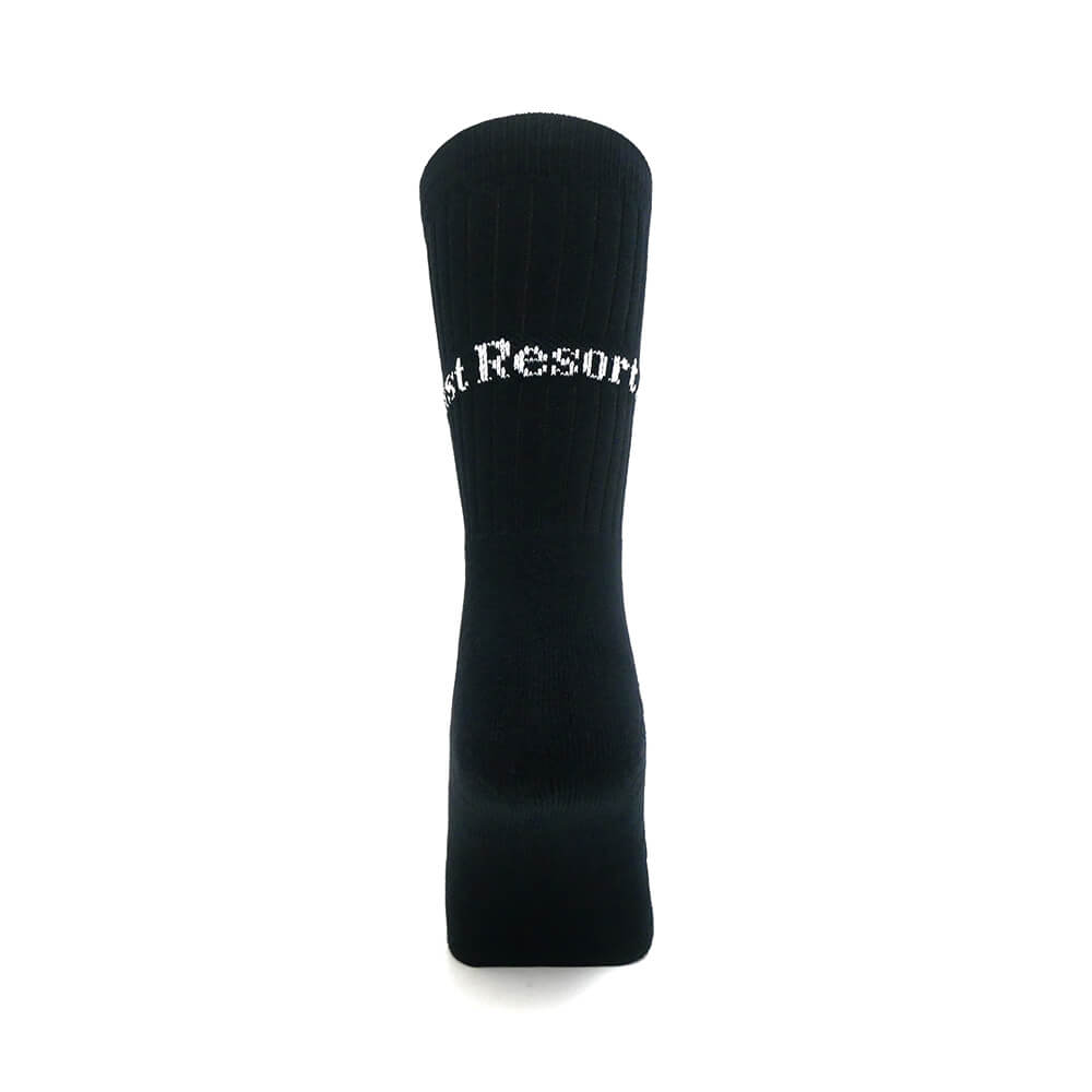 LAST RESORT AB SOCKS ラストリゾートエービー ソックス 靴下 SCRIPT LOGO DRESS BLACK スケートボード スケボー 2