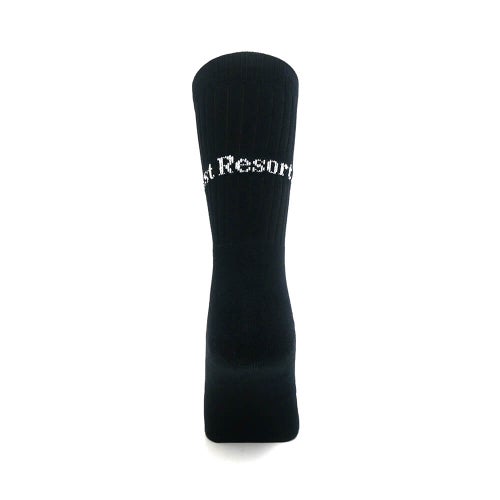 LAST RESORT AB SOCKS ラストリゾートエービー ソックス 靴下 SCRIPT LOGO DRESS BLACK スケートボード スケボー 2