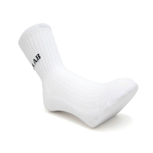  LAST RESORT AB SOCKS ラストリゾートエービー ソックス 靴下 SCRIPT LOGO DRESS WHITE スケートボード スケボー 