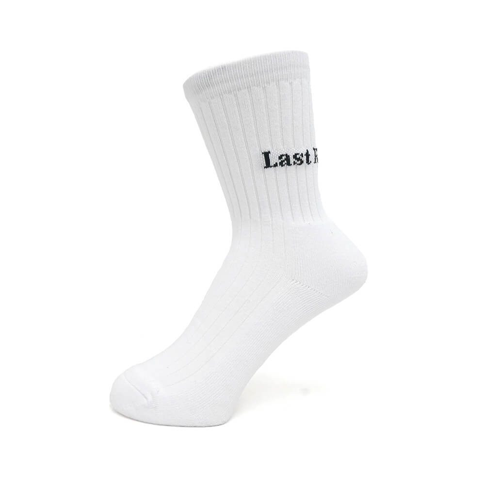  LAST RESORT AB SOCKS ラストリゾートエービー ソックス 靴下 SCRIPT LOGO DRESS WHITE スケートボード スケボー 1