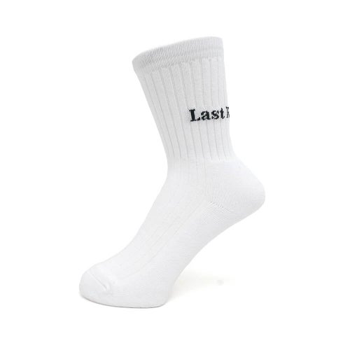  LAST RESORT AB SOCKS ラストリゾートエービー ソックス 靴下 SCRIPT LOGO DRESS WHITE スケートボード スケボー 1