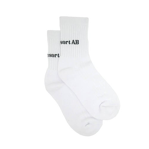  LAST RESORT AB SOCKS ラストリゾートエービー ソックス 靴下 SCRIPT LOGO DRESS WHITE スケートボード スケボー 3