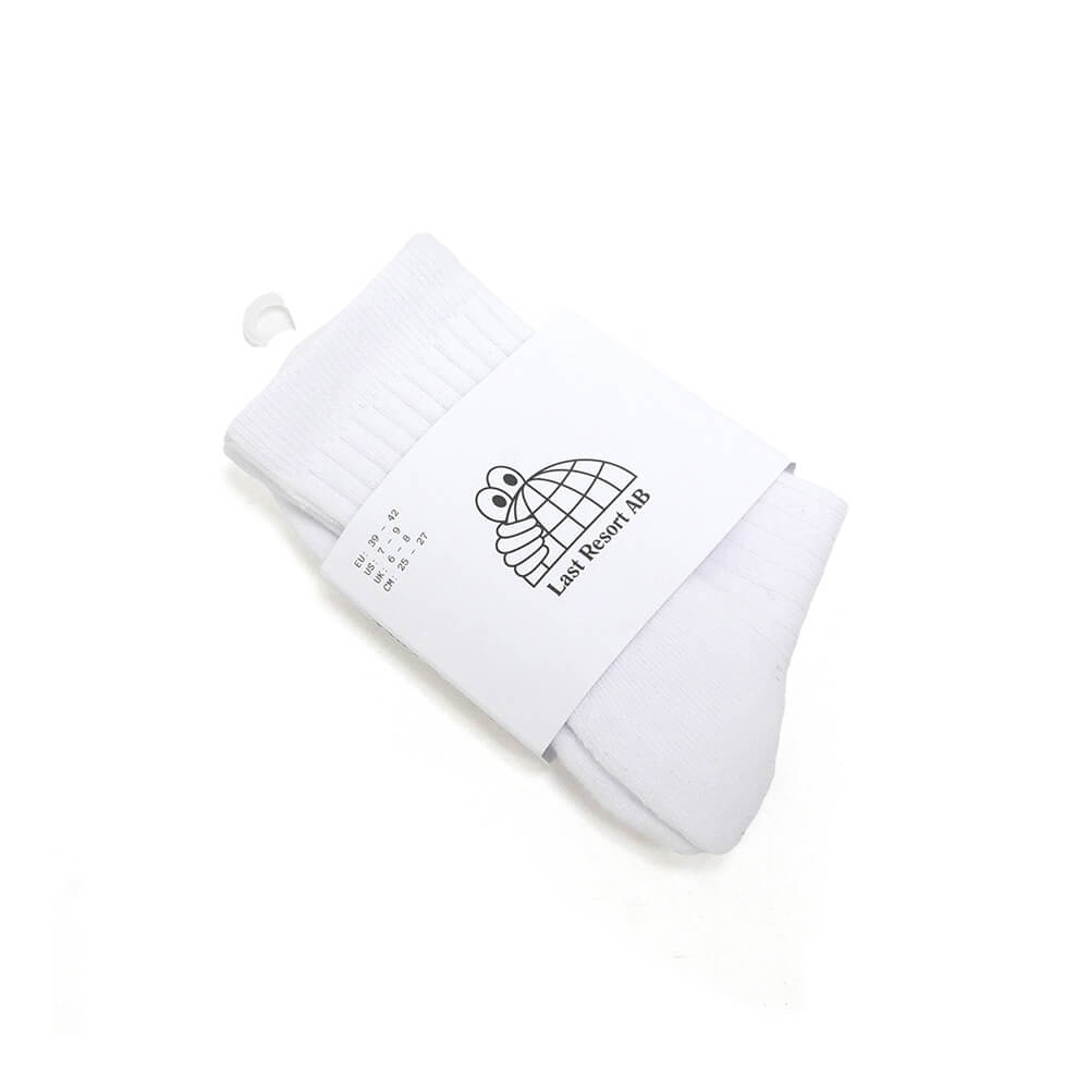  LAST RESORT AB SOCKS ラストリゾートエービー ソックス 靴下 SCRIPT LOGO DRESS WHITE スケートボード スケボー 5