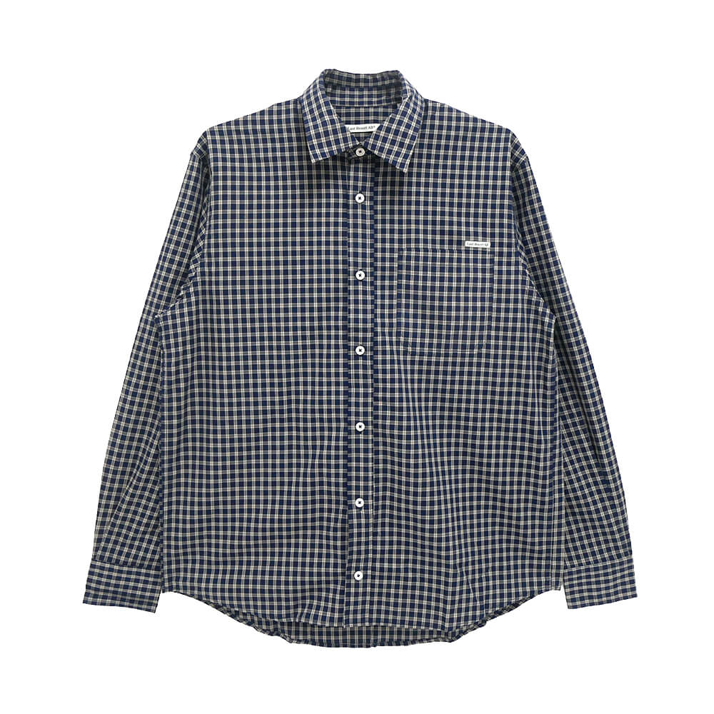 LAST RESORT AB LONG SLEEVE ラストリゾートエービー 長袖シャツ OG NAVY/GREY スケートボード スケボー 