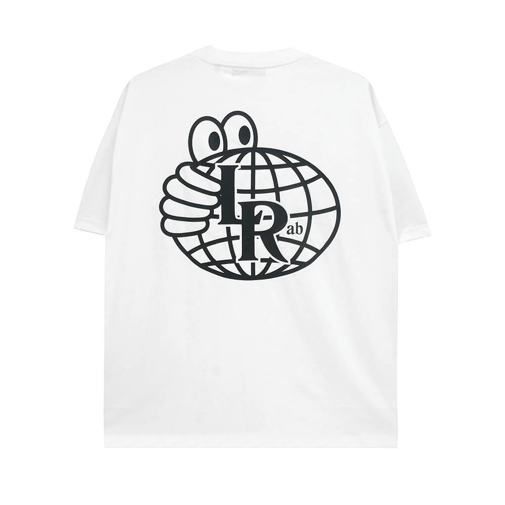 LAST RESORT AB T-SHIRT ラストリゾートエービー Tシャツ ATLAS MONO WHITE/BLACK スケートボード スケボー 