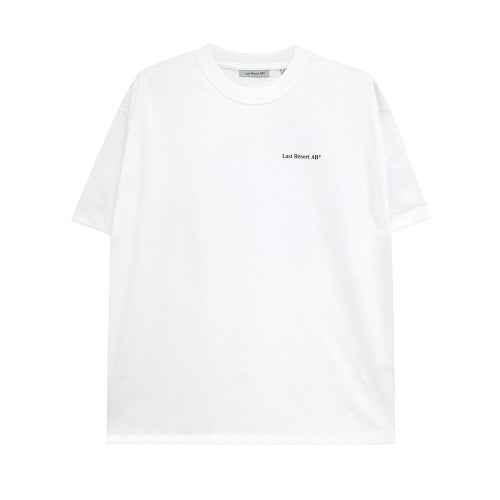 LAST RESORT AB T-SHIRT ラストリゾートエービー Tシャツ ATLAS MONO WHITE/BLACK スケートボード スケボー 1