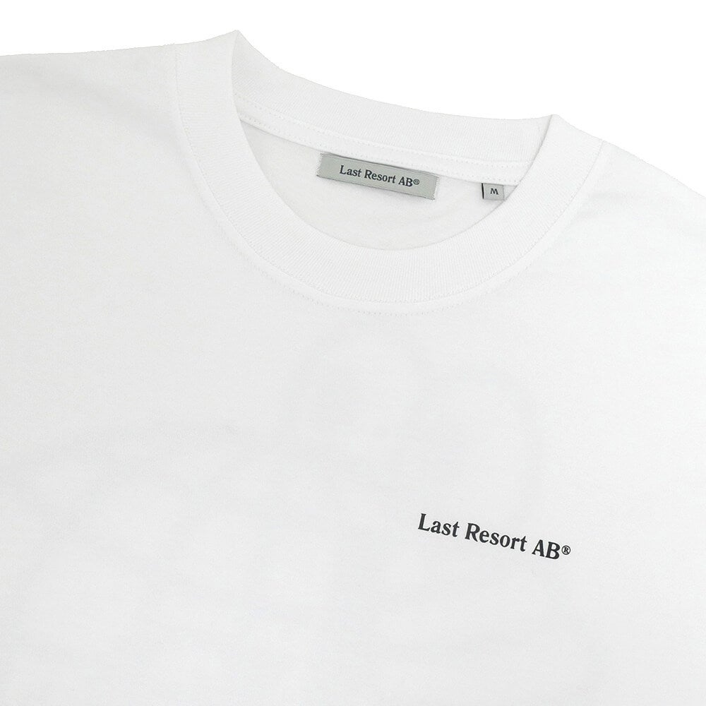 LAST RESORT AB T-SHIRT ラストリゾートエービー Tシャツ ATLAS MONO WHITE/BLACK スケートボード スケボー 2