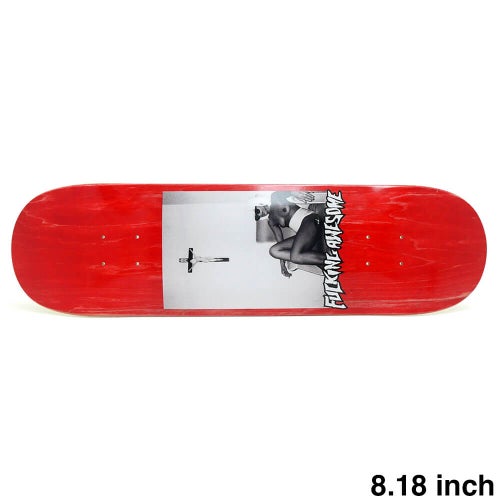 FUCKING AWESOME DECK ファッキンオーサム デッキ TEAM MARY 2026 RED STAIN 8.18 SHAPE 2 スケートボード スケボー 1