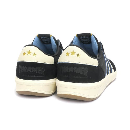 ADIDAS SKATEBOARDING SHOES アディダススケートボーディング シューズ スニーカー GLENBURN x THRASHER BLACK/WHITE/GUM KH7384 スケートボード スケボー 3