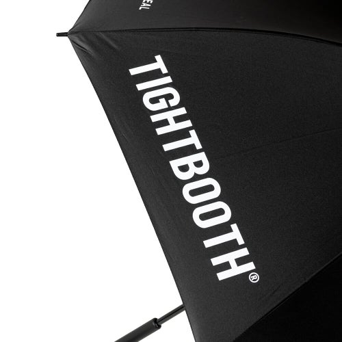 TIGHTBOOTH（TBPR）UMBRELLA タイトブース 傘 LABEL LOGO UMBRELLA BLACK スケートボード スケボー　8