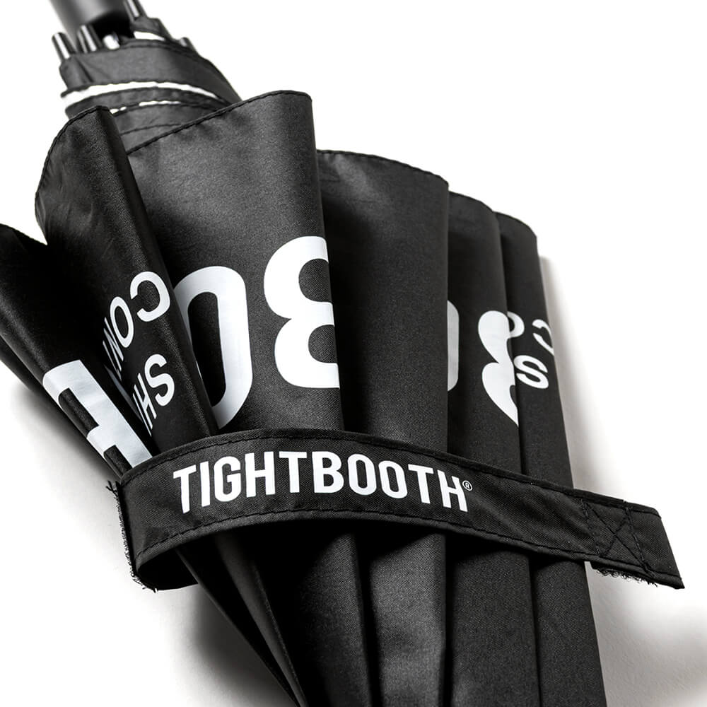 TIGHTBOOTH（TBPR）UMBRELLA タイトブース 傘 LABEL LOGO UMBRELLA BLACK スケートボード スケボー　10
