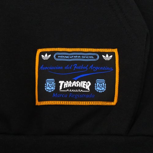 ADIDAS SKATEBOARDING HOOD アディダススケートボーディング パーカー THRASHER x AFA KX4547 BLACK スケートボード スケボー 5