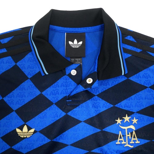 ADIDAS SKATEBOARDING SHORT SLEEVE SHIRTS アディダススケートボーディング 半袖シャツ THRASHER x AFA JERSEY KX4551 BLACK/BLUE スケートボード スケボー 2