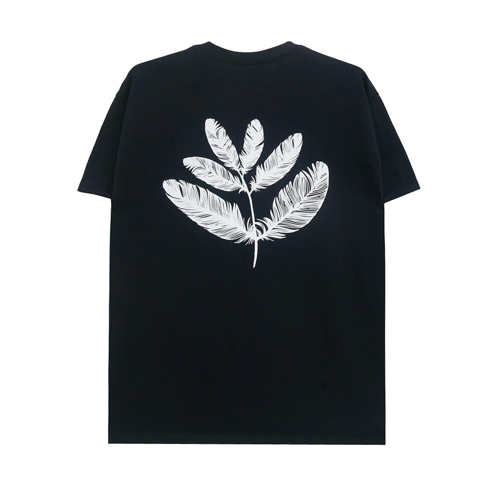 MAGENTA T-SHIRT マゼンタ Tシャツ FEATHER BLACK スケートボード スケボー 