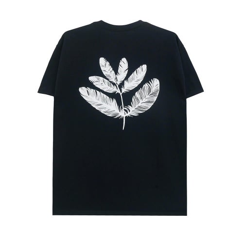 MAGENTA T-SHIRT マゼンタ Tシャツ FEATHER BLACK スケートボード スケボー 