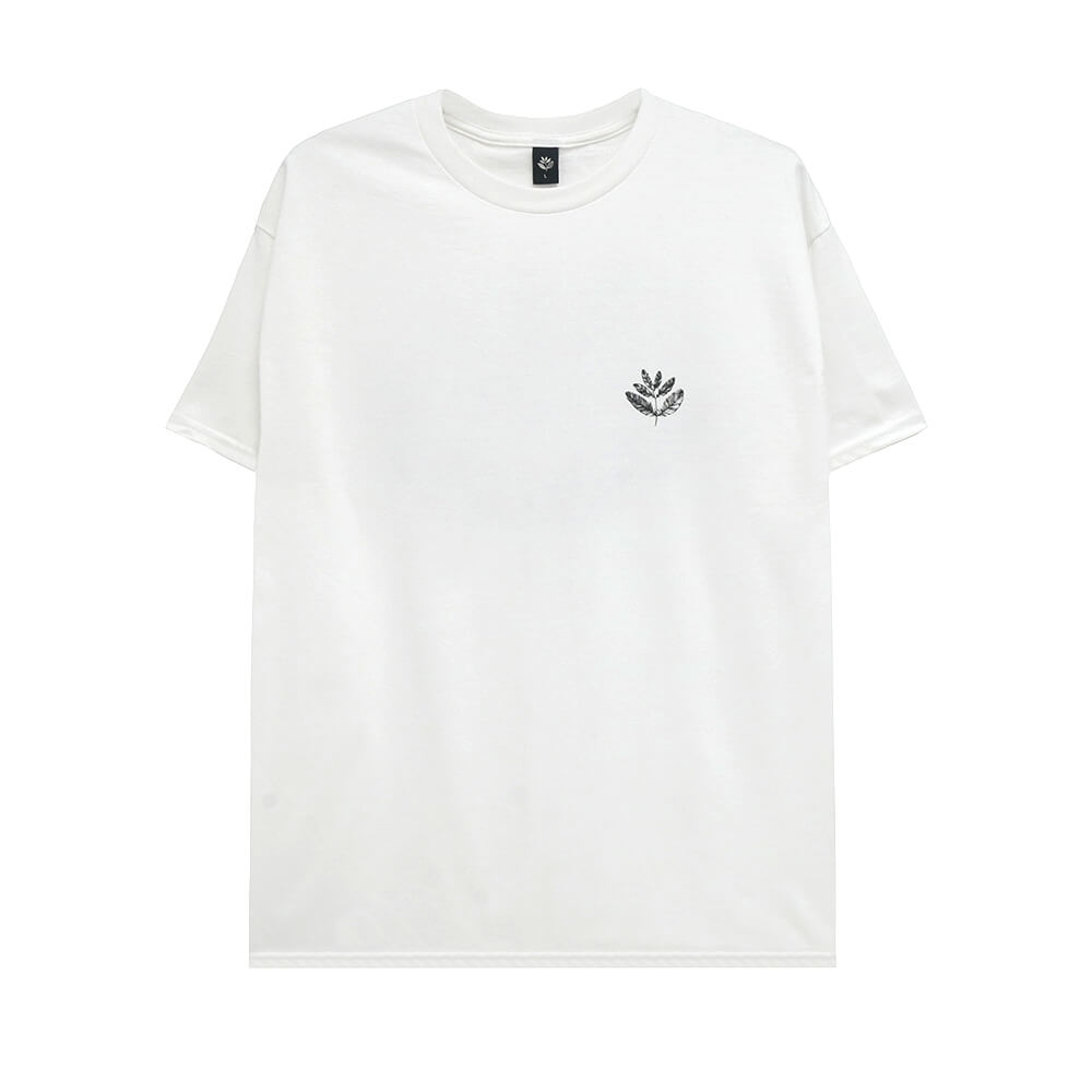 MAGENTA T-SHIRT マゼンタ Tシャツ FEATHER WHITE スケートボード スケボー 1