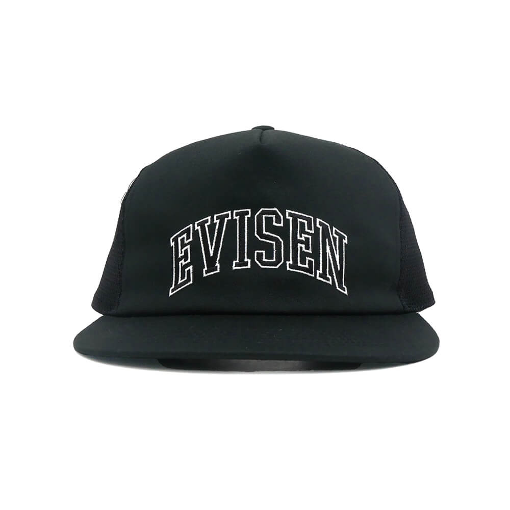 EVISEN MESHCAP エビセン メッシュキャップ COLLEGE MESH BLACK スケートボード スケボー 1
